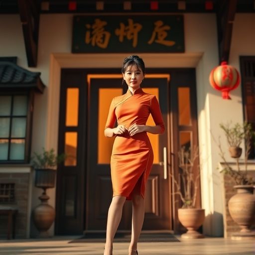 泮塘五约茶肆的传统街景