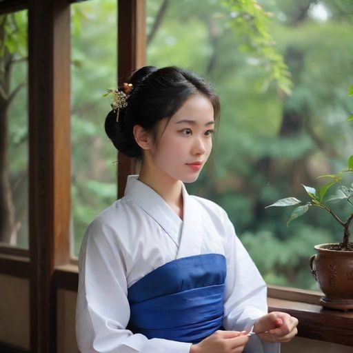 学员们认真学习茶艺