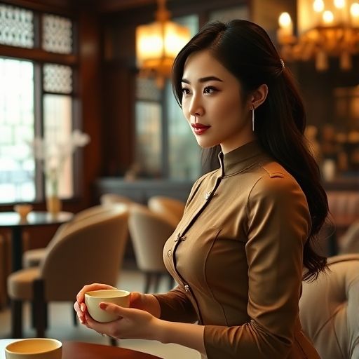 私人品茶会的优雅现场氛围