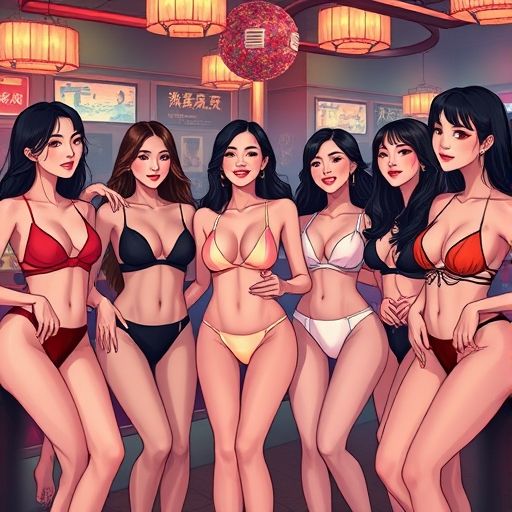 夜场姐妹间的温馨时刻