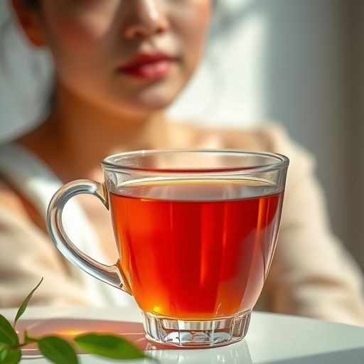 嫩茶茶汤的细腻质感特写