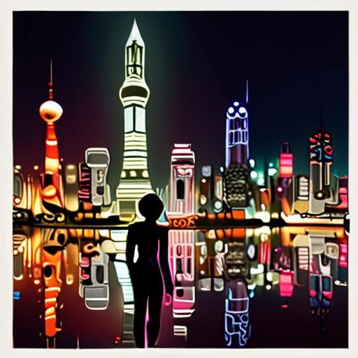 珠江夜景展现广州潮流夜生活