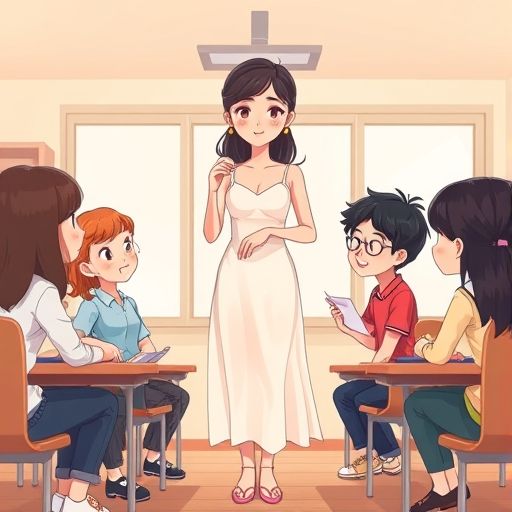 老师与学员的欢乐互动