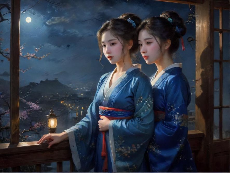 广州越秀区老城夜景，一条幽静的巷道在暖色调的霓虹灯光下显得格外神秘和诱人。