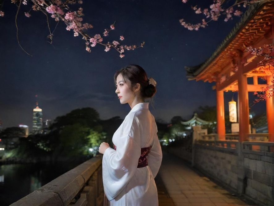高端桑拿会所夜景