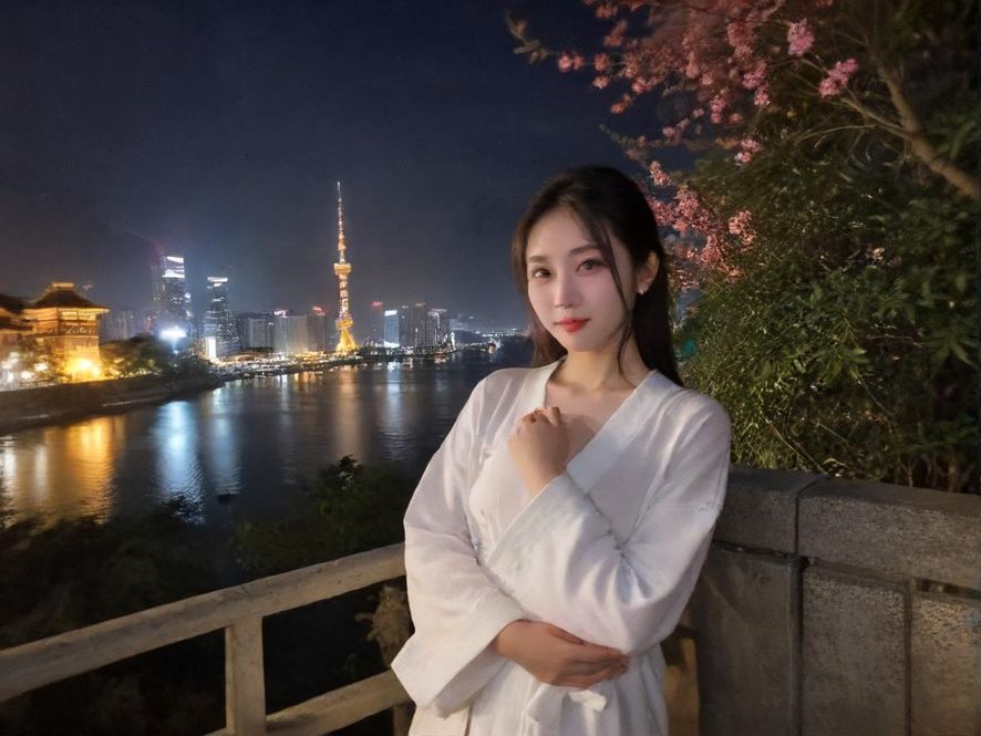 夜场会所入口夜景展示