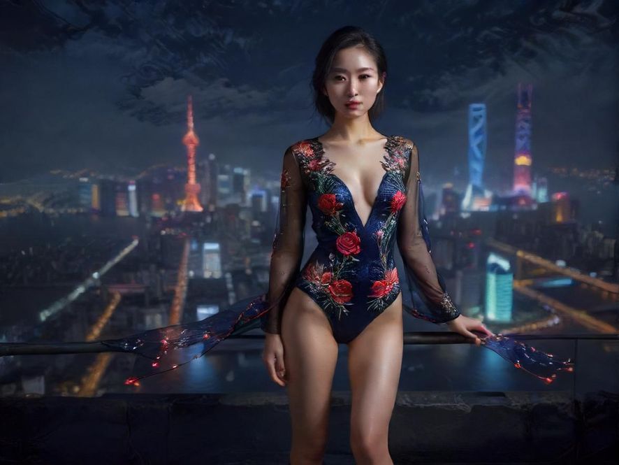 城市夜景，灯火辉煌，充满无限可能