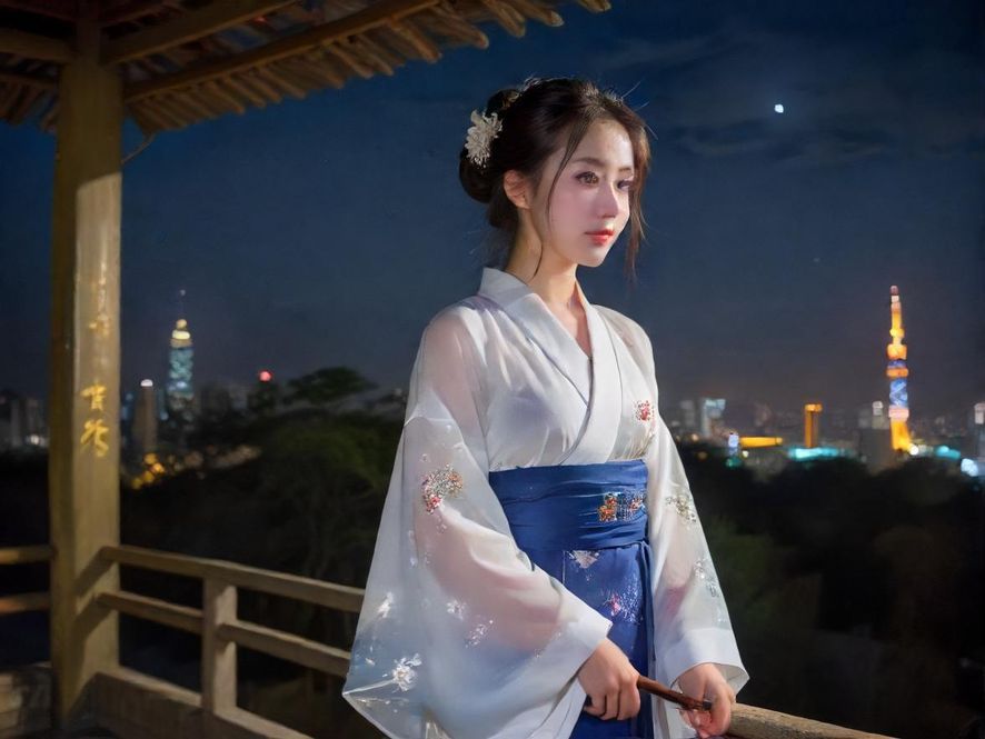 广州的夜晚，霓虹闪烁，等待着你的探索