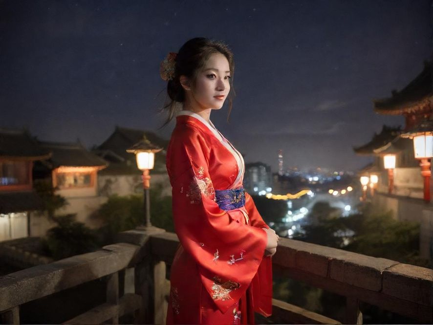 广深夜景