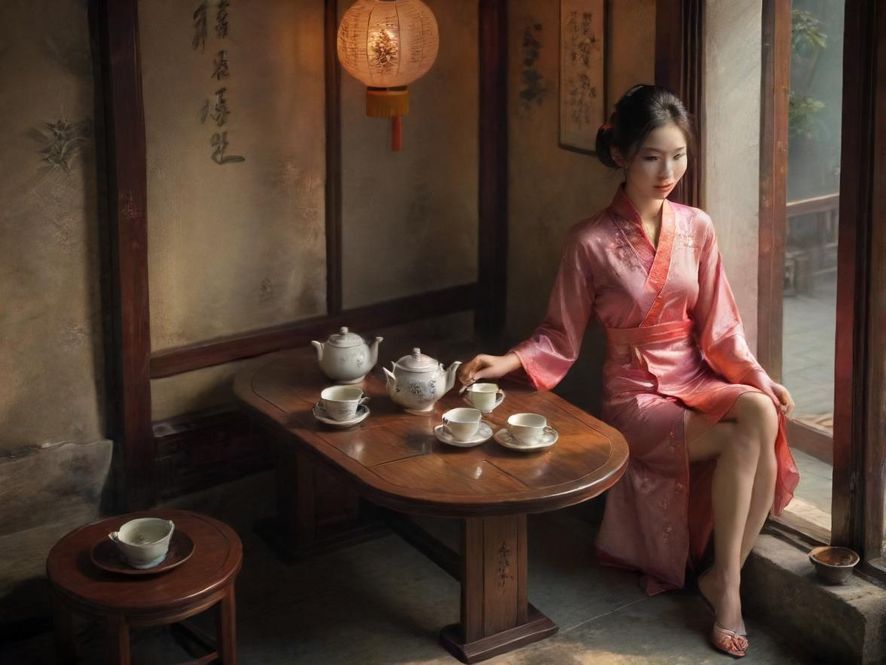 广州某休闲场所内部环境示意图