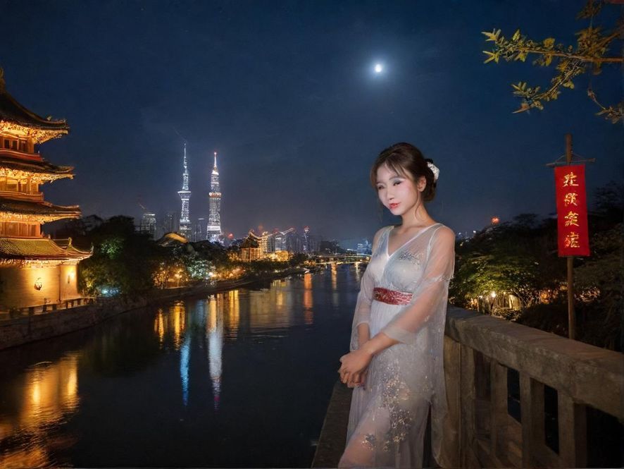 夜晚城市巷道，暗示隐藏的信息来源