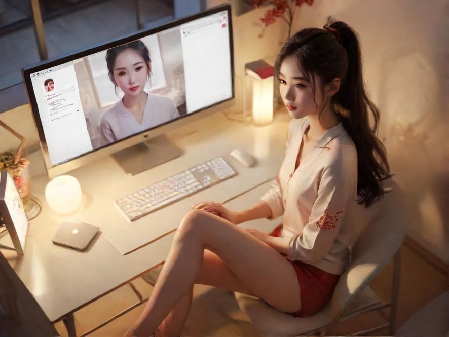 一群人在网上论坛交流经验