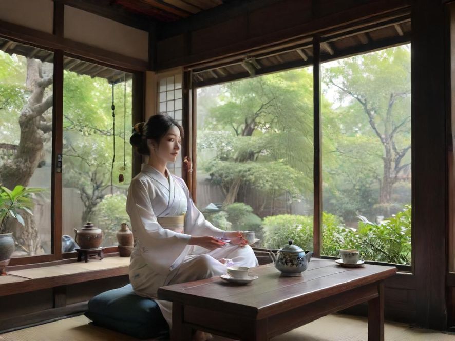 广州隐藏茶社复古氛围展示