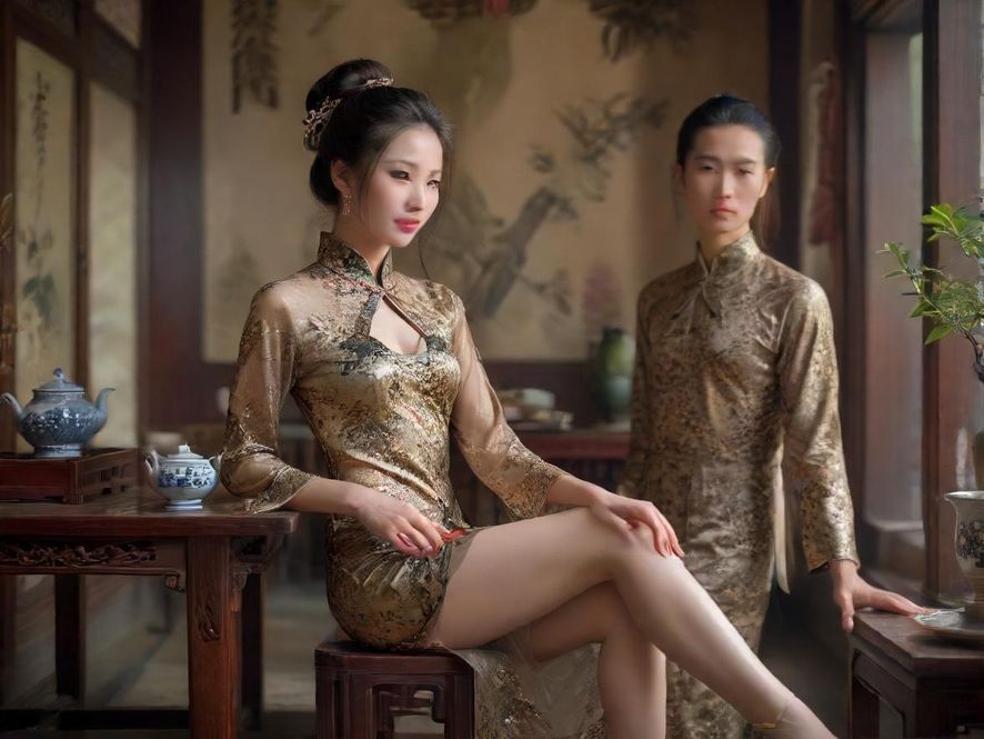 茶艺师优雅泡茶，展现广州品茶文化魅力