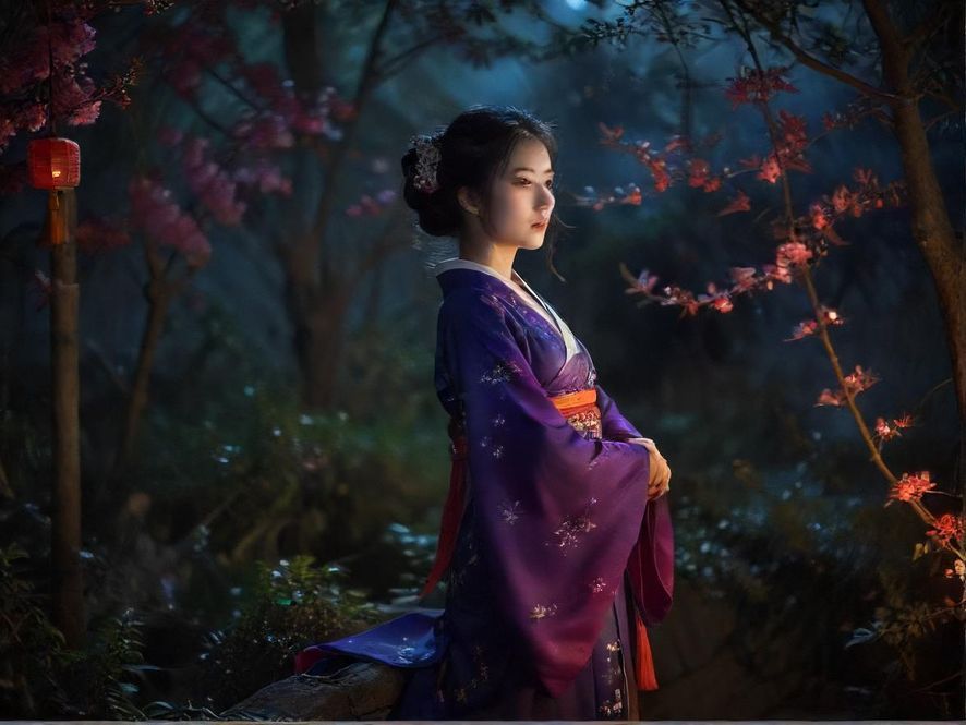 广东某休闲会所的夜晚入口，灯光暧昧