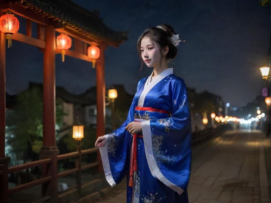 广州夜景，暗示城市中的秘密休闲场所