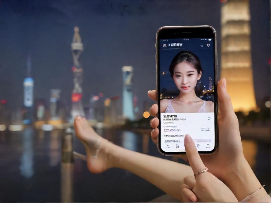 在手机上浏览葵花蒲典网寻找休闲信息