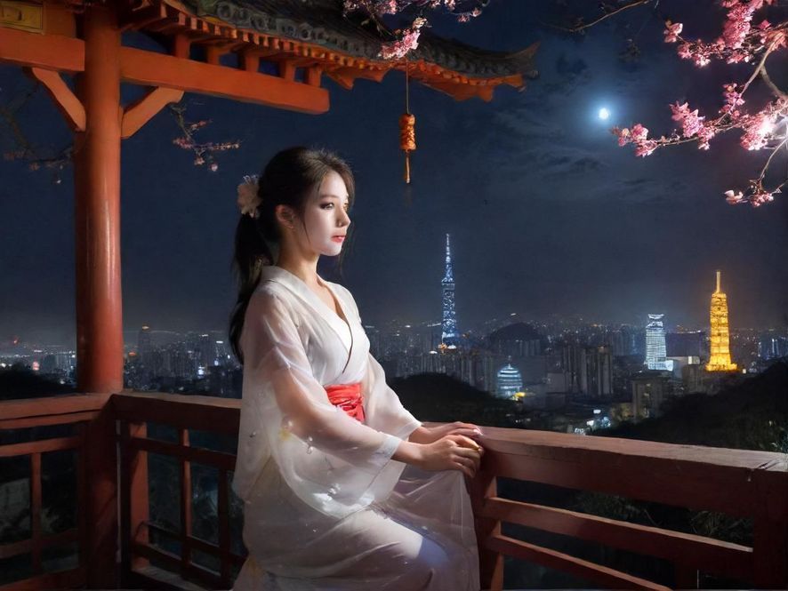 广州夜场会所的璀璨夜景