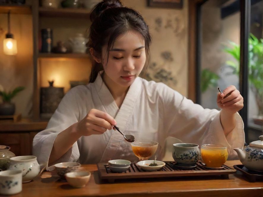 茶艺师专业泡茶场景
