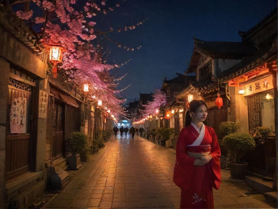 繁华都市夜景