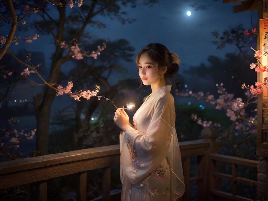 寻花阁会所夜景豪华大厅展示