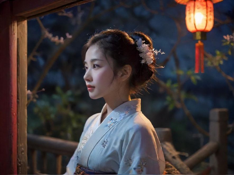 广州天河繁华夜景