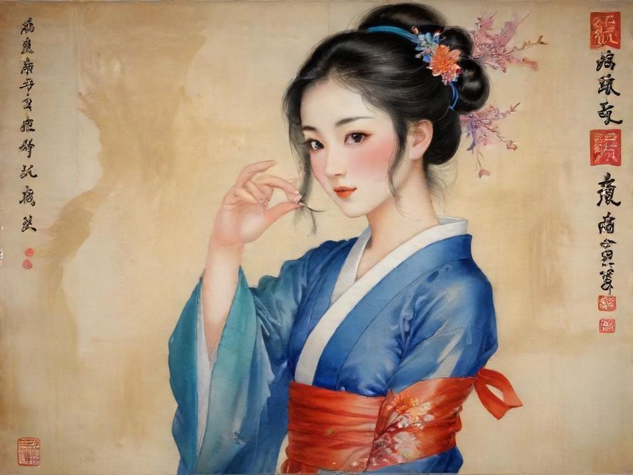 温暖舒适的桑拿房内部，蒸汽在灯光下缭绕