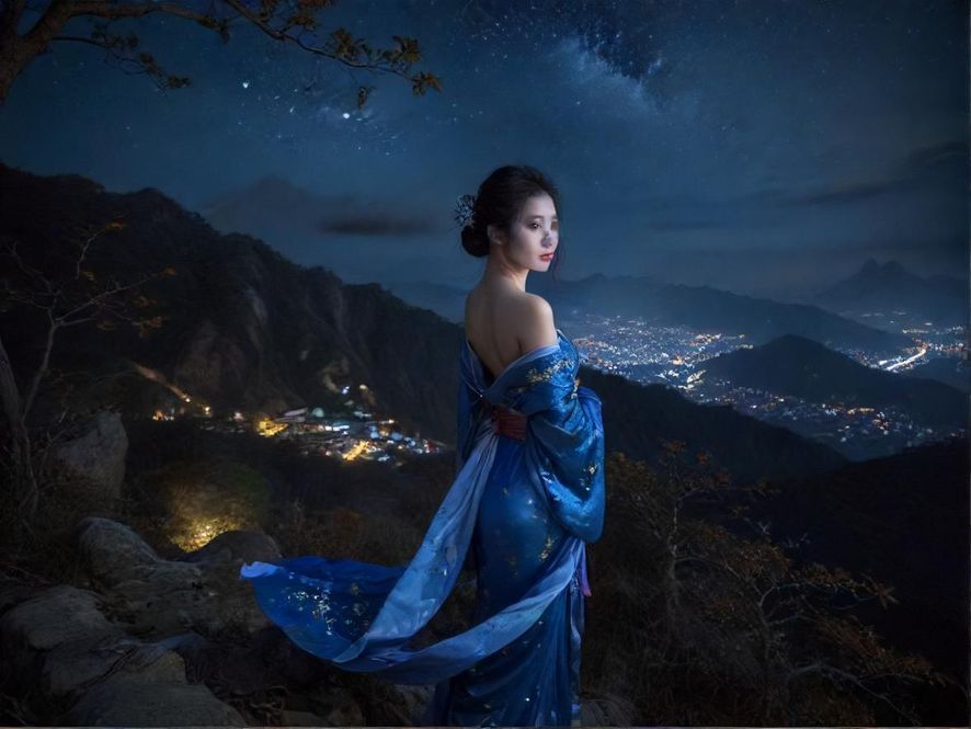 广州佛山夜场入口夜色