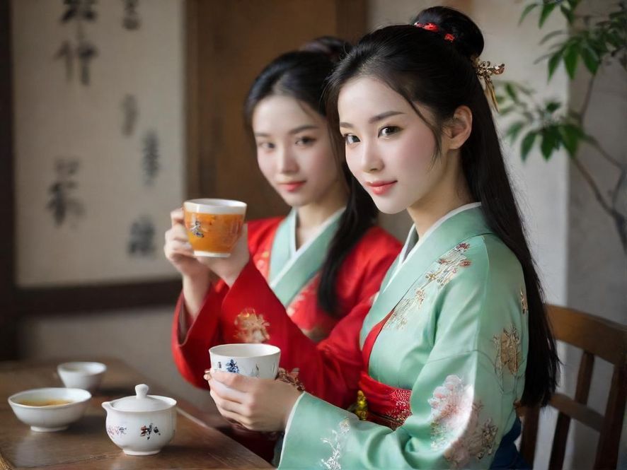 品茶环境示意图