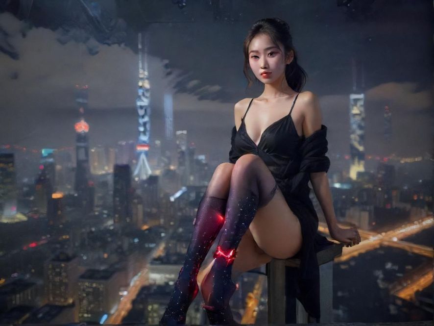 繁华都市夜景