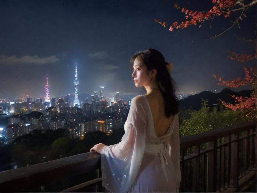 夜场桑拿会所夜景图