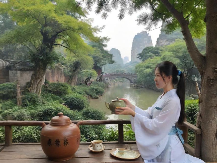 深圳校园茶会场景