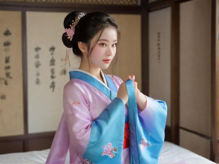 一位面带微笑，享受放松时刻的女性