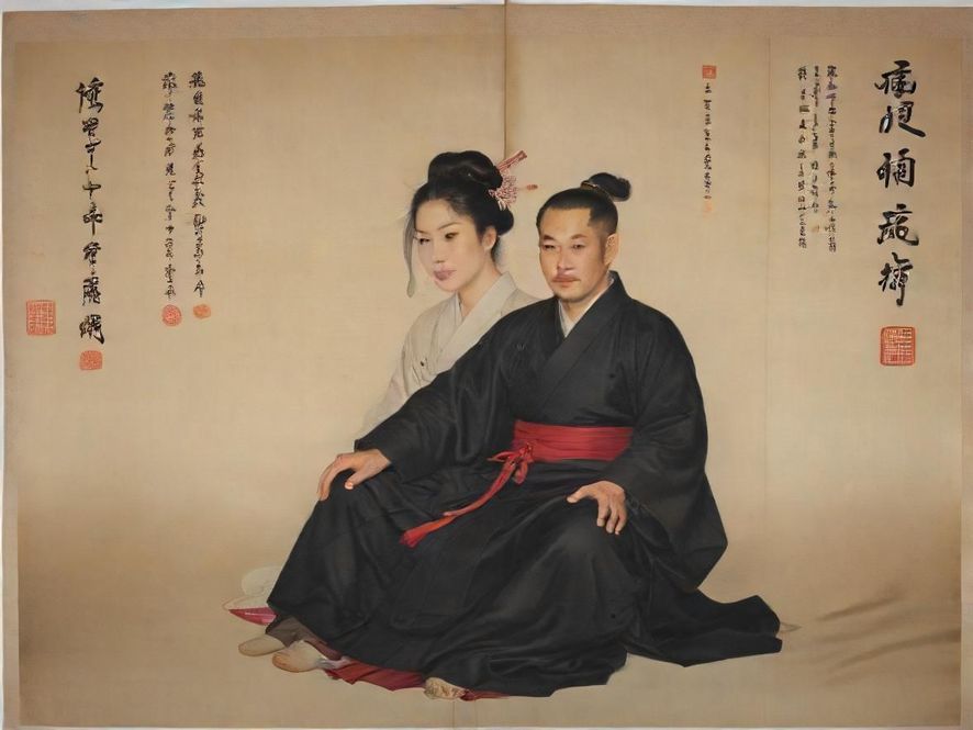 一群面带笑容的年轻人在电脑前，通过一个设计精美的社交平台界面进行在线互动，背景是充满活力的休闲娱乐场所。
