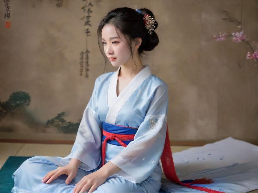 一位女士在东莞花社区qm宽敞舒适的休息区享受片刻宁静。