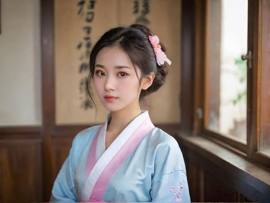 一位女性用户在舒适的家居书房中，专注地使用笔记本电脑浏览论坛页面，画面采用特写镜头，光线柔和，营造出温馨宁静的氛围。